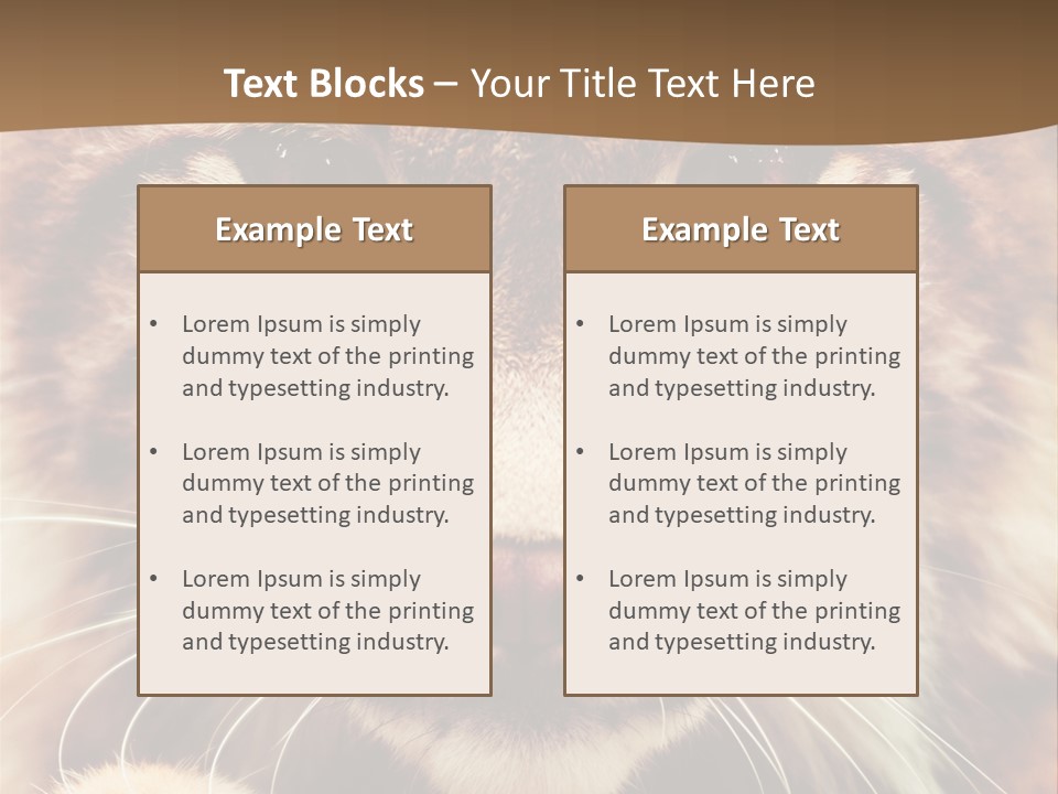 Noses Jungle Attentive PowerPoint Template