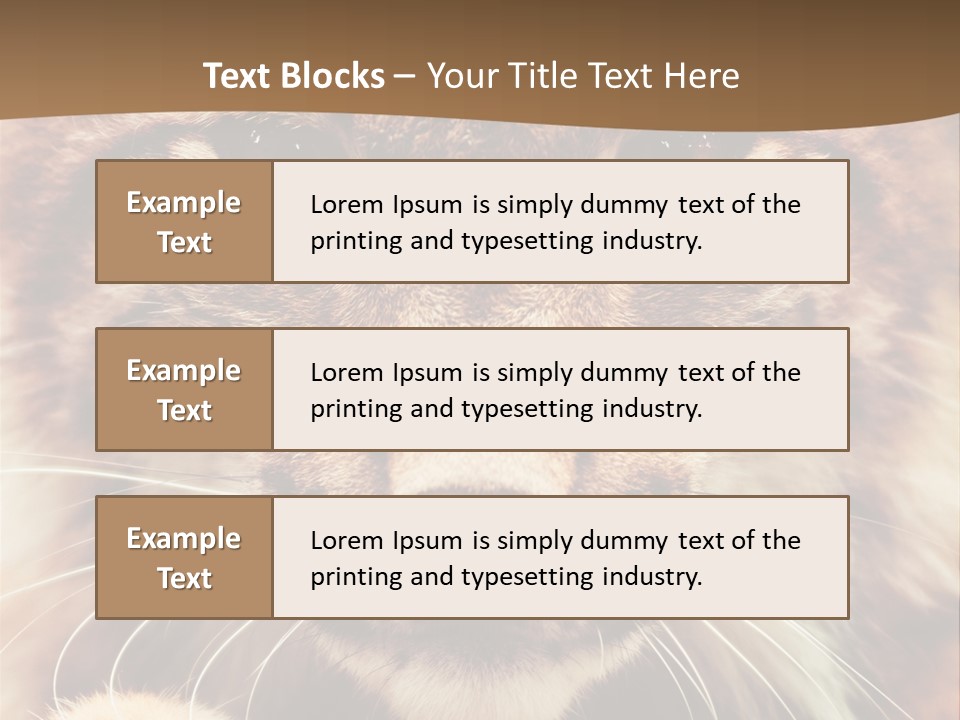 Noses Jungle Attentive PowerPoint Template