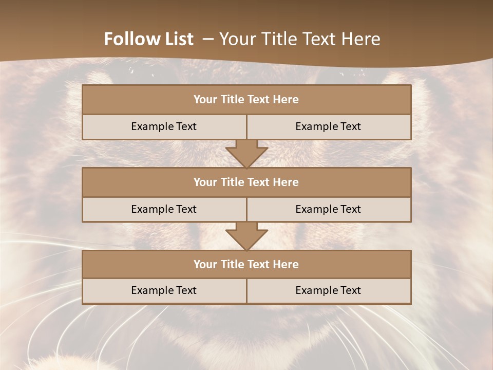 Noses Jungle Attentive PowerPoint Template