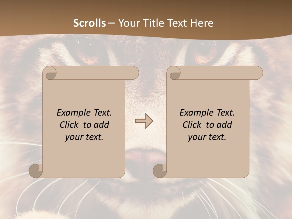 Noses Jungle Attentive PowerPoint Template