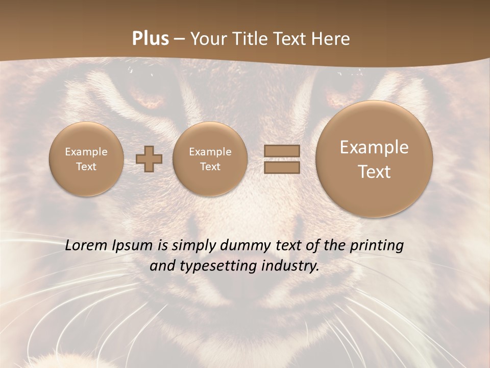 Noses Jungle Attentive PowerPoint Template