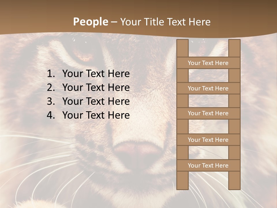 Noses Jungle Attentive PowerPoint Template