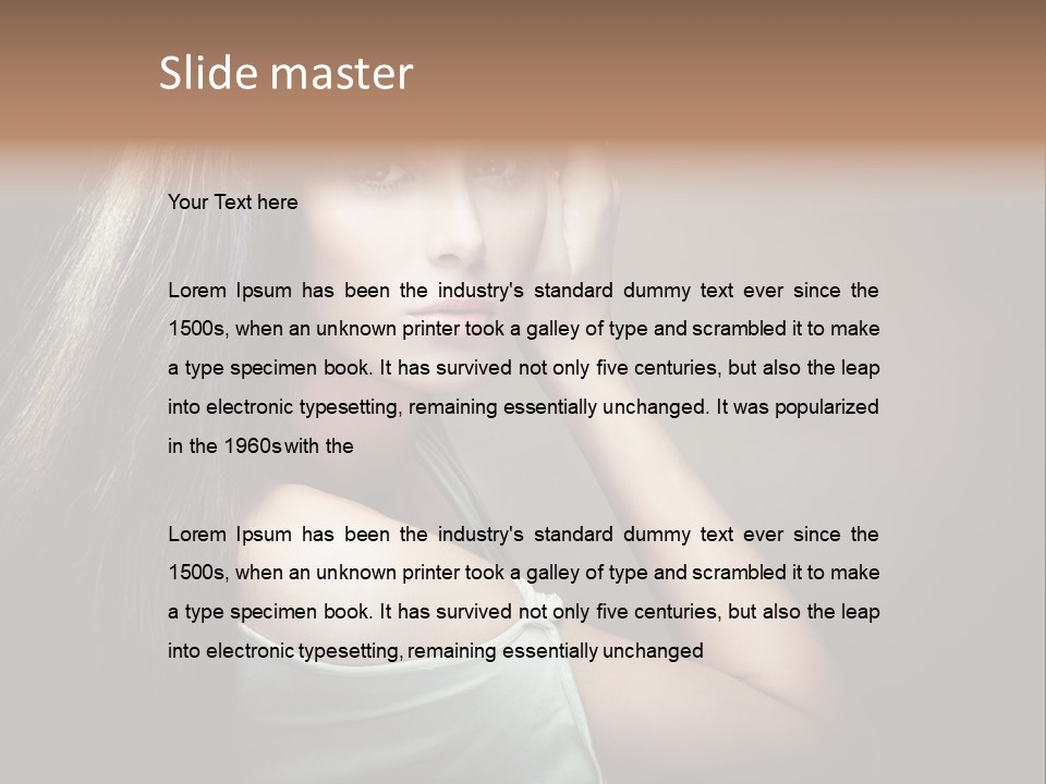 Horizontal Skin Beautiful PowerPoint Template