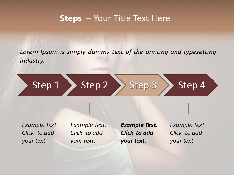 Horizontal Skin Beautiful PowerPoint Template