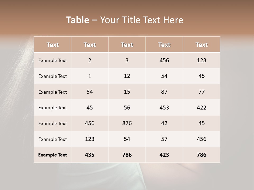 Horizontal Skin Beautiful PowerPoint Template