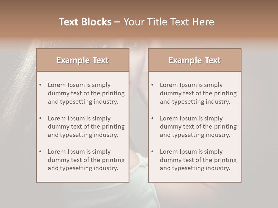 Horizontal Skin Beautiful PowerPoint Template