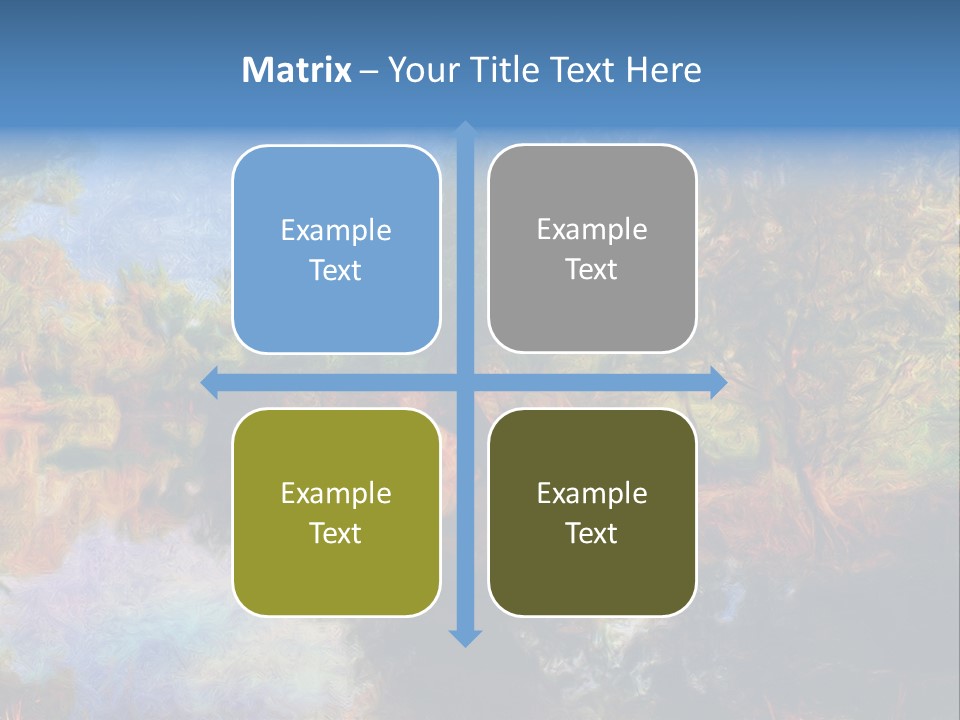 Original Swamp Leaves PowerPoint Template