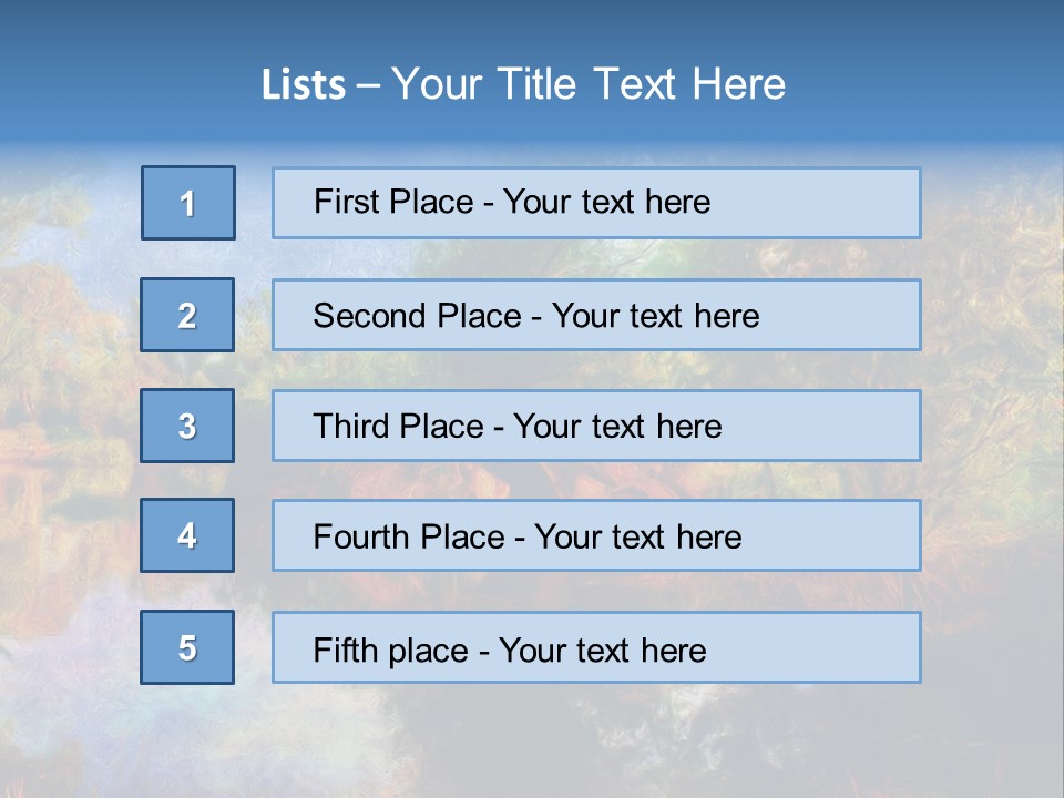 Original Swamp Leaves PowerPoint Template