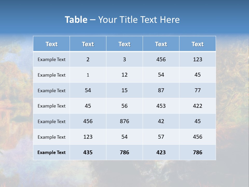 Original Swamp Leaves PowerPoint Template