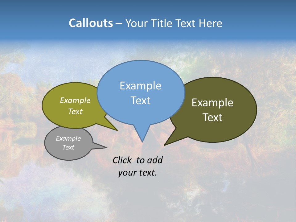 Original Swamp Leaves PowerPoint Template