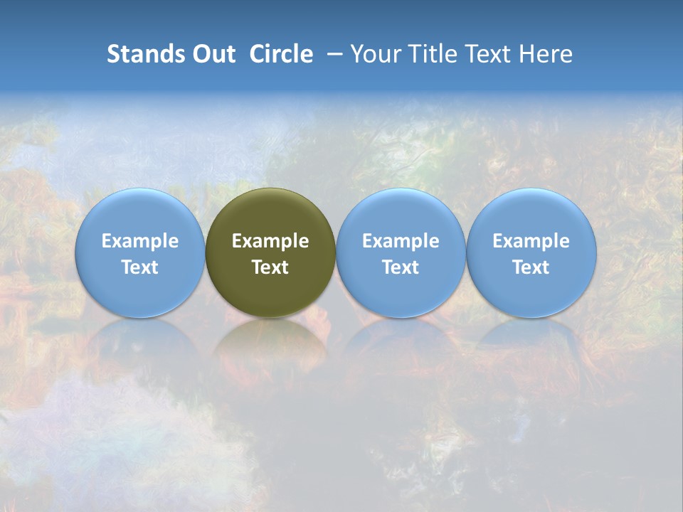 Original Swamp Leaves PowerPoint Template