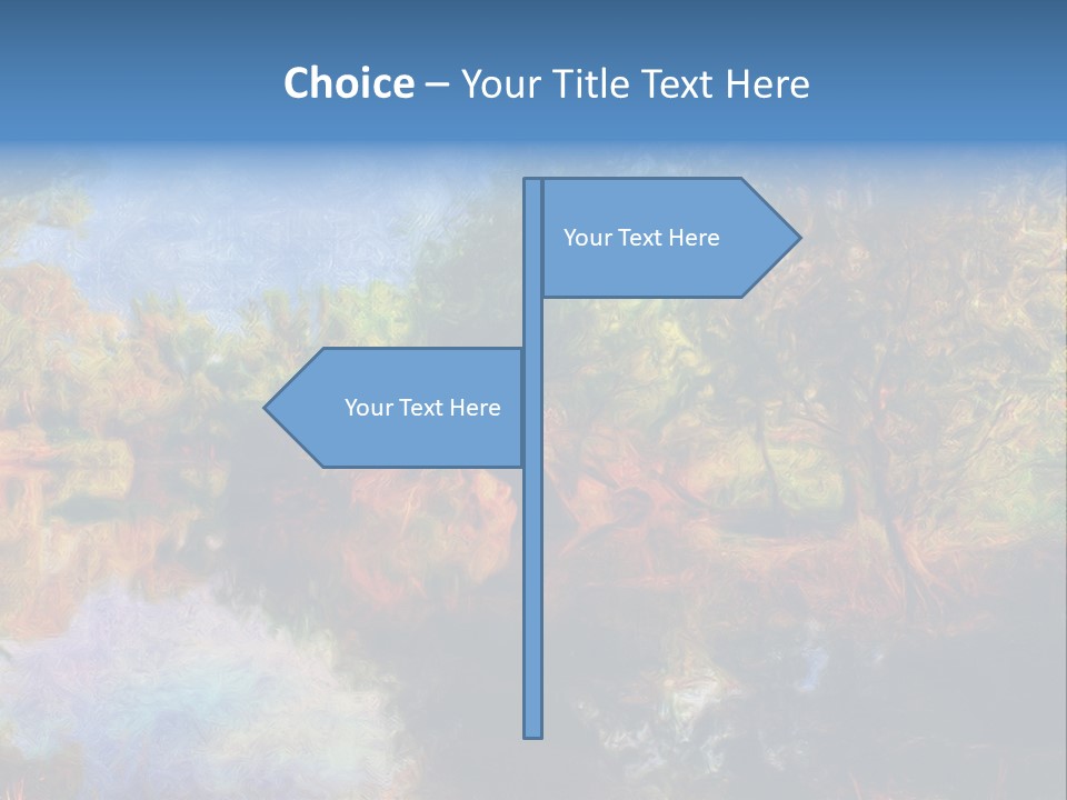 Original Swamp Leaves PowerPoint Template