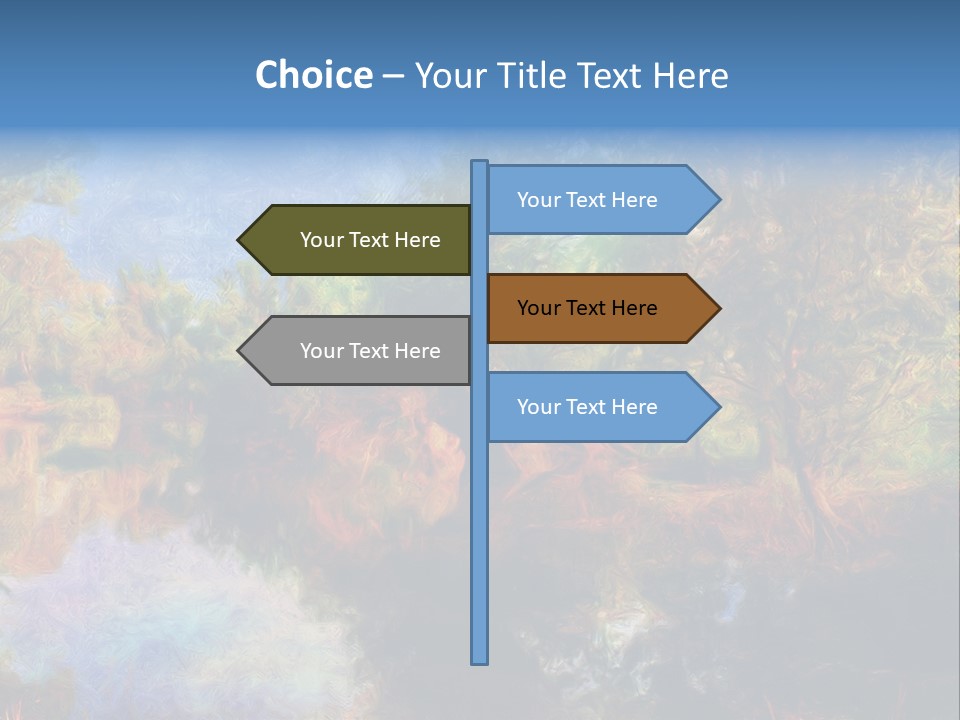 Original Swamp Leaves PowerPoint Template
