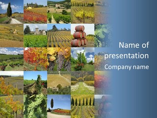 Tuscany Countryside Italy PowerPoint Template