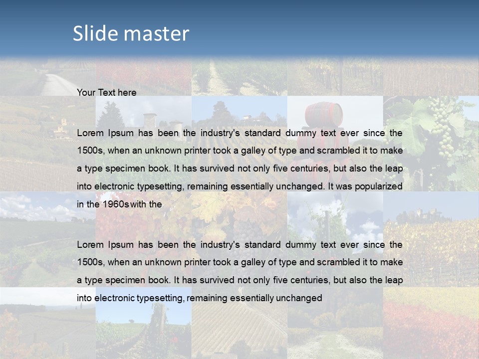 Tuscany Countryside Italy PowerPoint Template