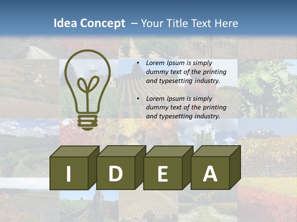 Tuscany Countryside Italy PowerPoint Template