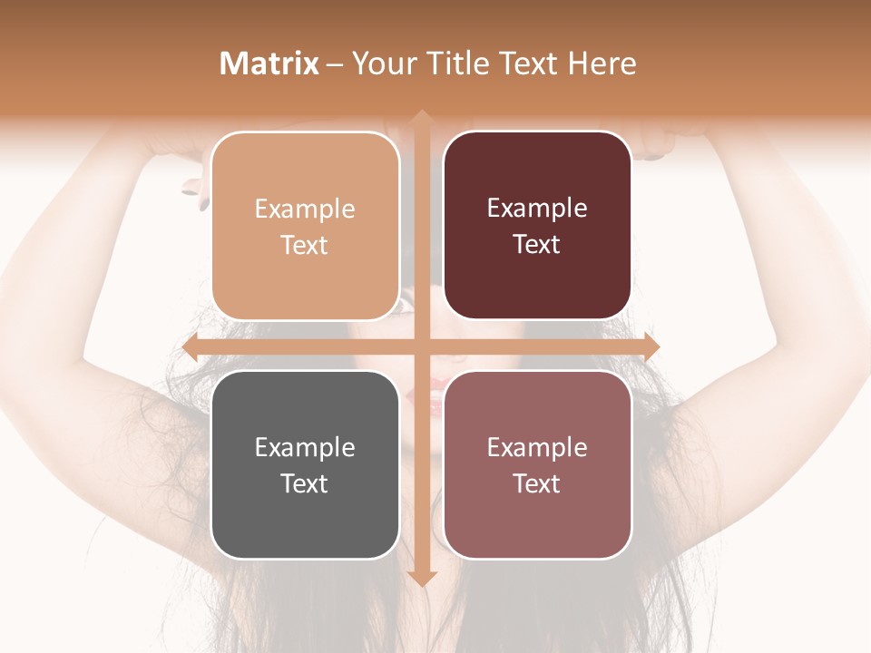 Caucasian Vegetarian Surprise PowerPoint Template