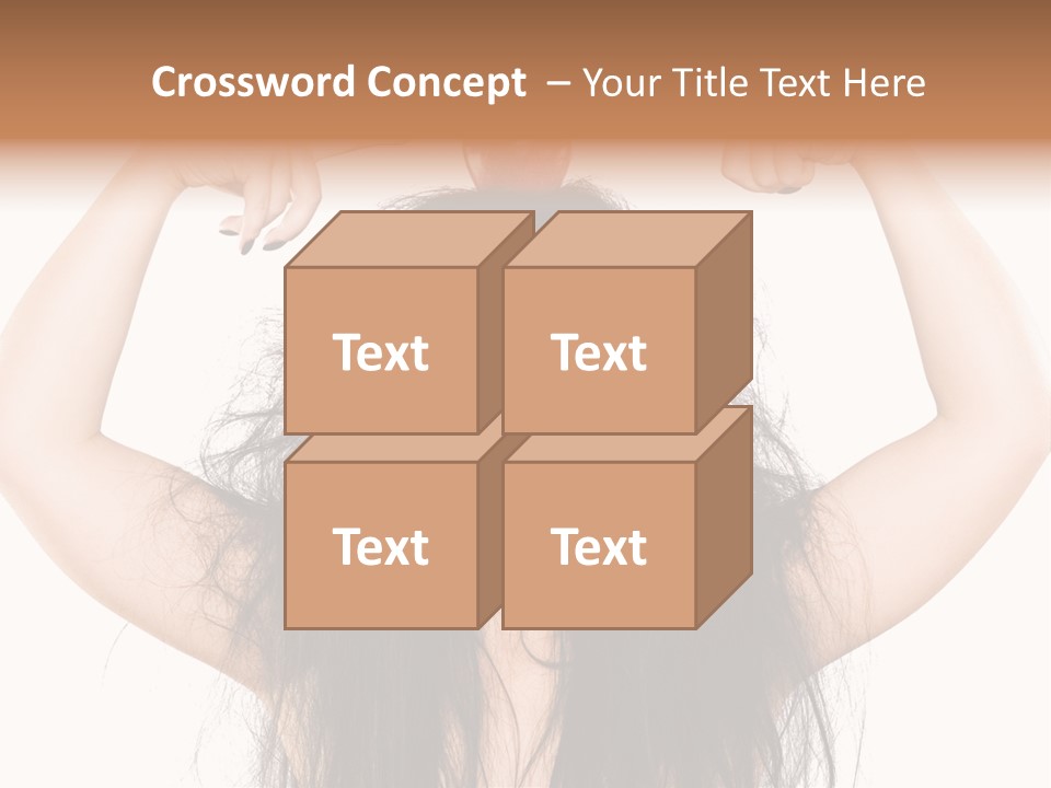 Caucasian Vegetarian Surprise PowerPoint Template