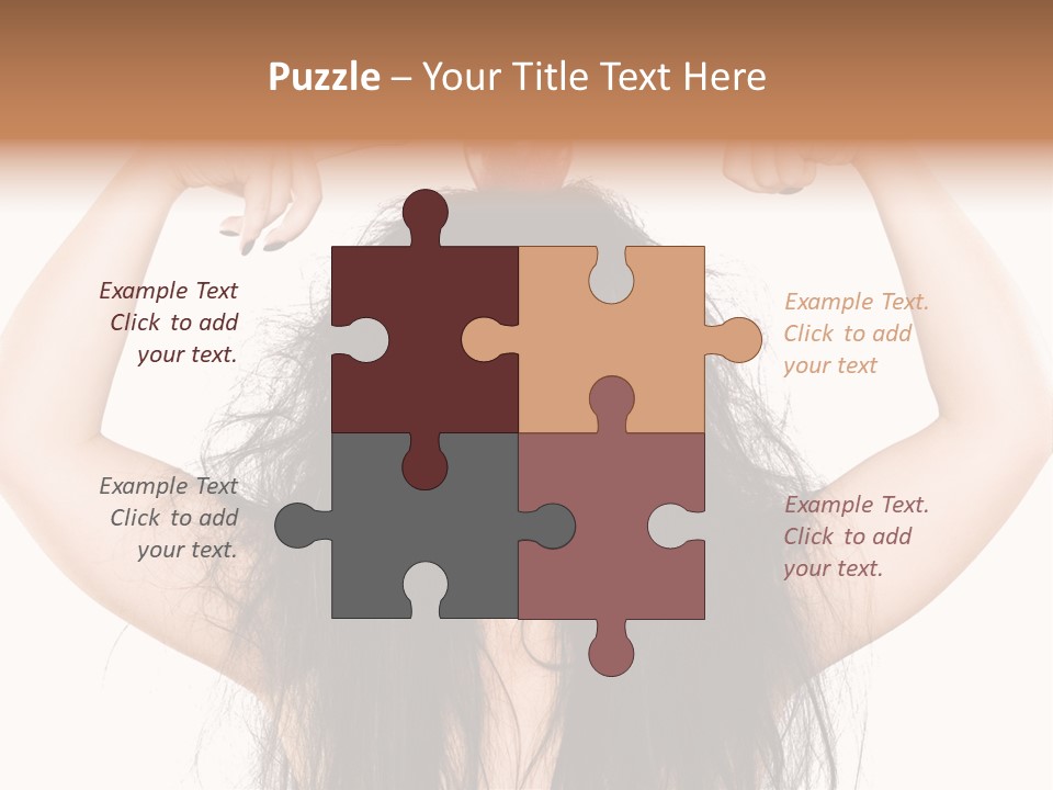 Caucasian Vegetarian Surprise PowerPoint Template