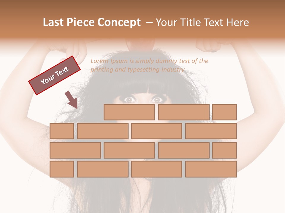 Caucasian Vegetarian Surprise PowerPoint Template