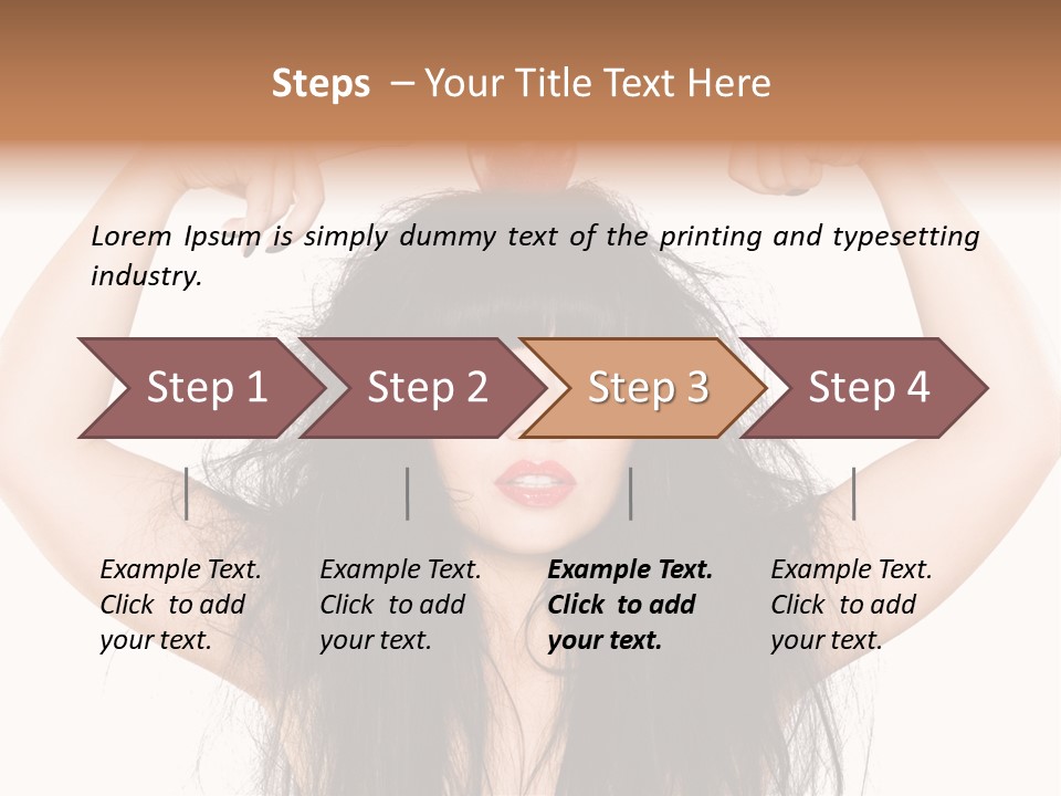 Caucasian Vegetarian Surprise PowerPoint Template