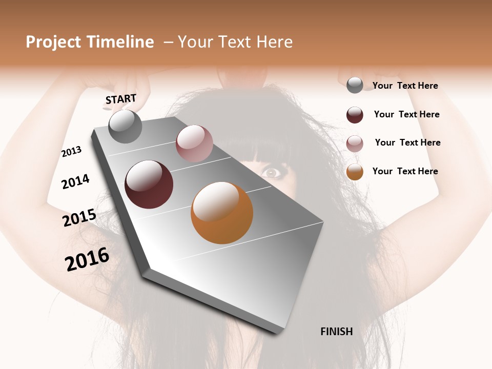 Caucasian Vegetarian Surprise PowerPoint Template