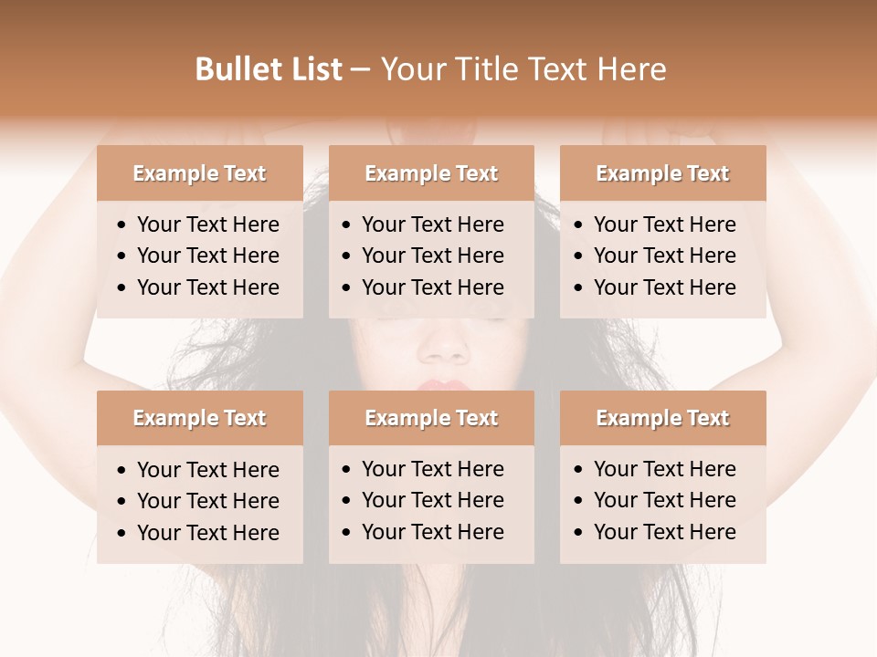 Caucasian Vegetarian Surprise PowerPoint Template