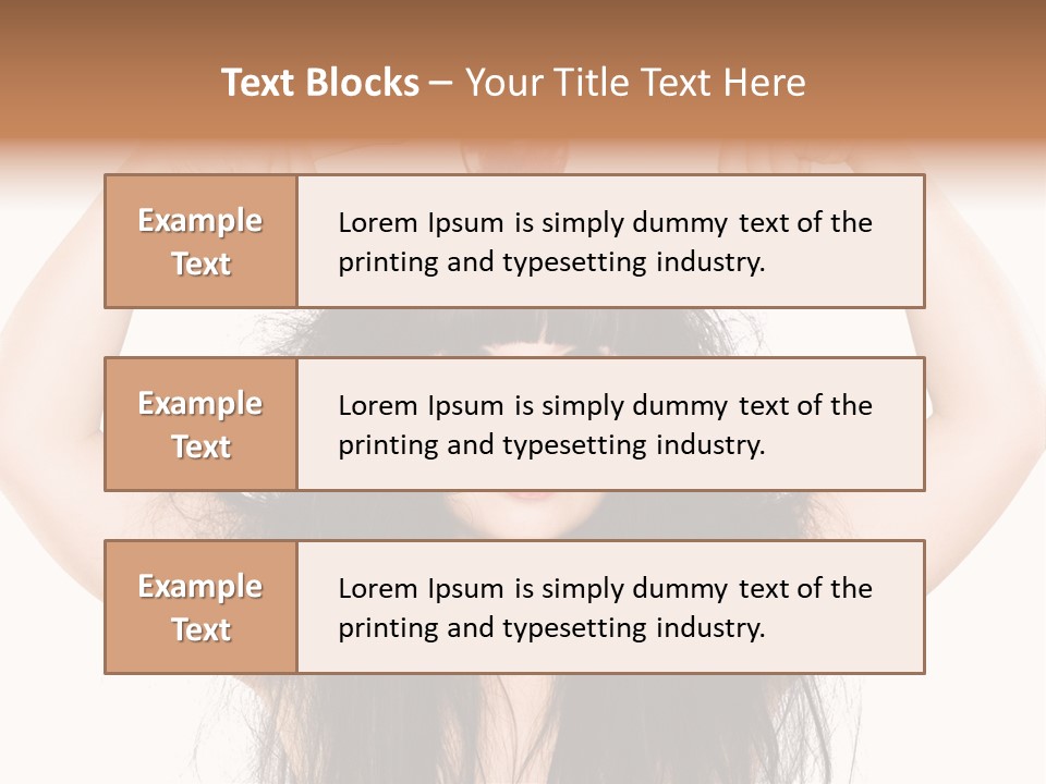 Caucasian Vegetarian Surprise PowerPoint Template