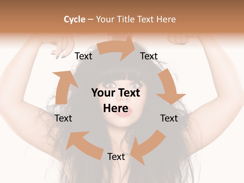Caucasian Vegetarian Surprise PowerPoint Template