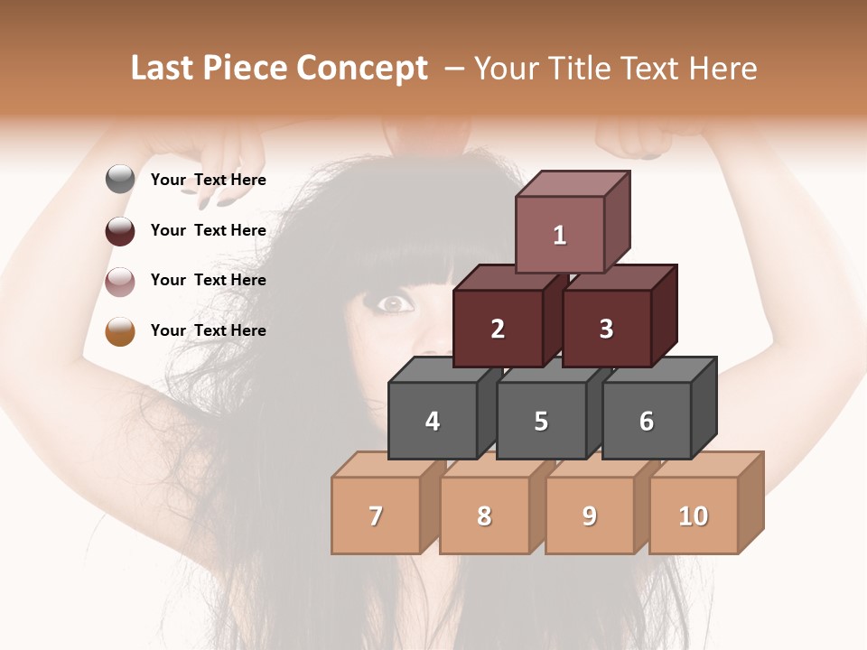 Caucasian Vegetarian Surprise PowerPoint Template