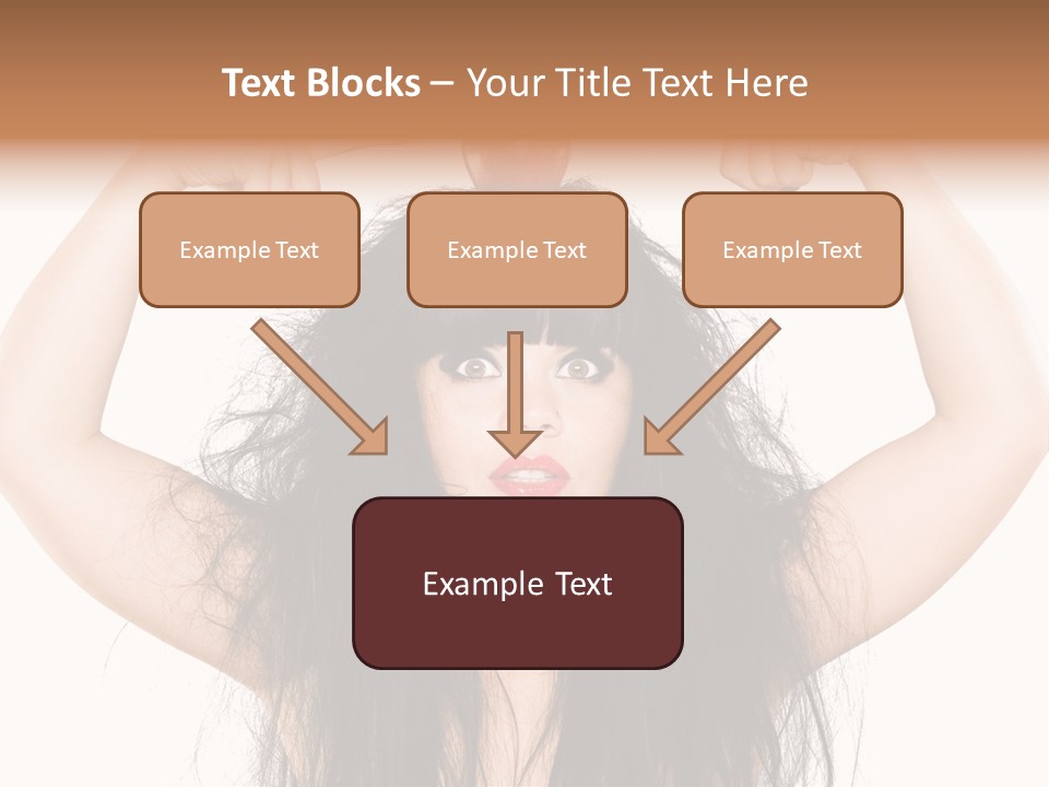 Caucasian Vegetarian Surprise PowerPoint Template