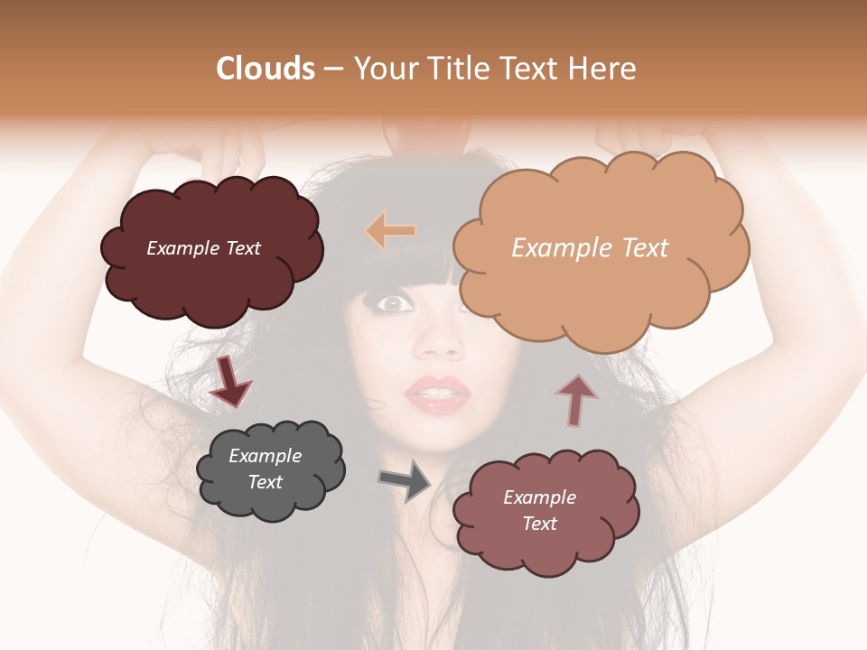 Caucasian Vegetarian Surprise PowerPoint Template
