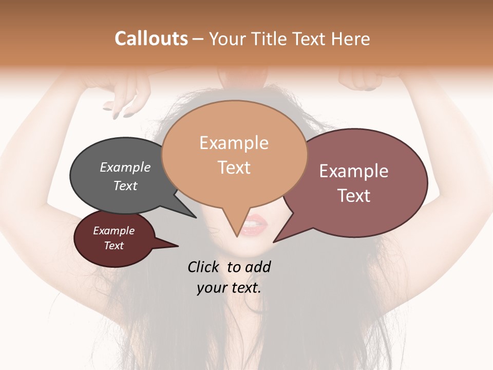 Caucasian Vegetarian Surprise PowerPoint Template