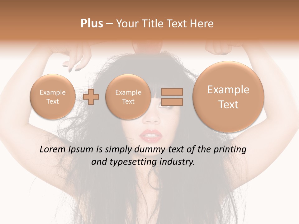Caucasian Vegetarian Surprise PowerPoint Template