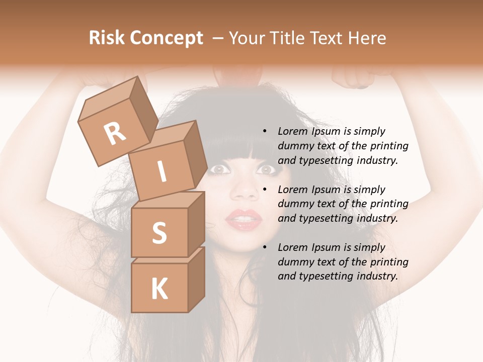 Caucasian Vegetarian Surprise PowerPoint Template