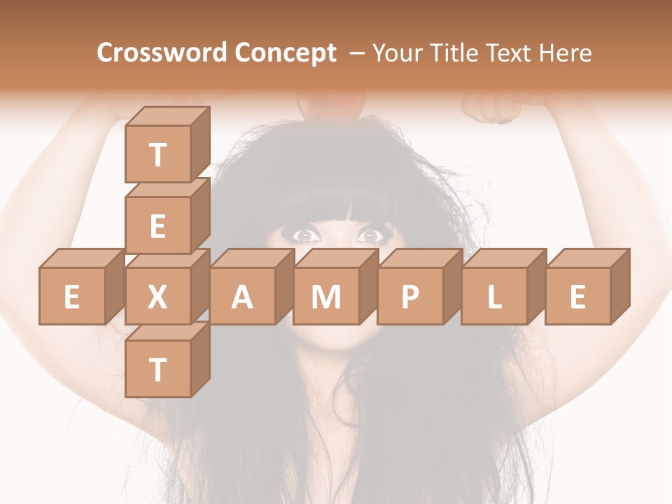 Caucasian Vegetarian Surprise PowerPoint Template