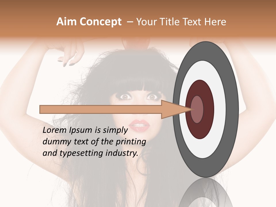 Caucasian Vegetarian Surprise PowerPoint Template