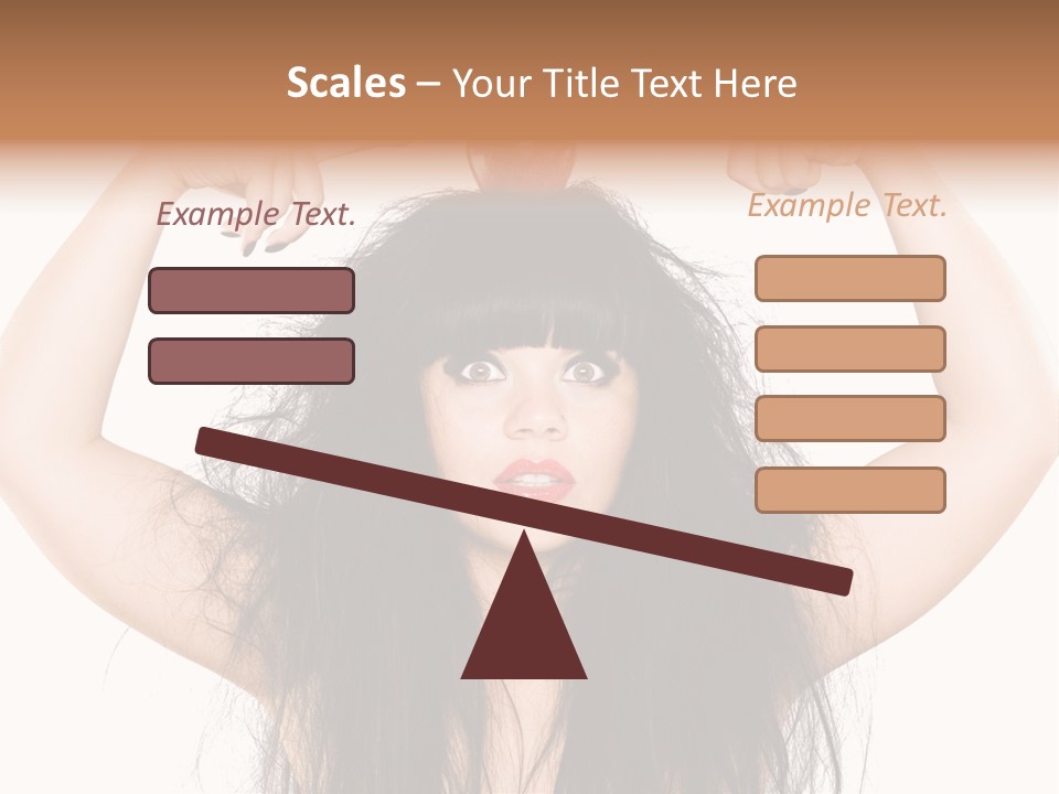 Caucasian Vegetarian Surprise PowerPoint Template