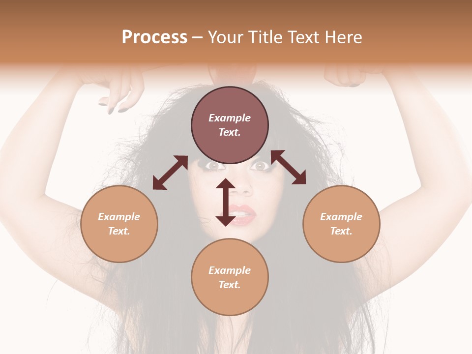 Caucasian Vegetarian Surprise PowerPoint Template
