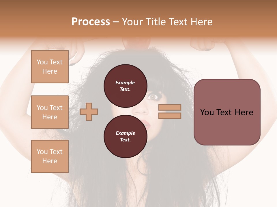 Caucasian Vegetarian Surprise PowerPoint Template