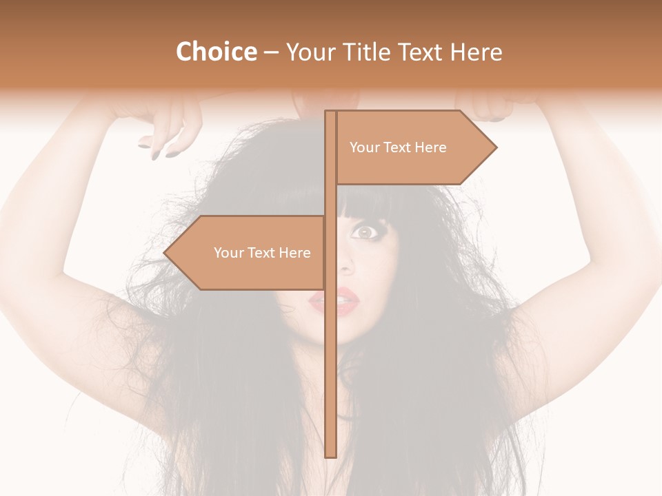 Caucasian Vegetarian Surprise PowerPoint Template