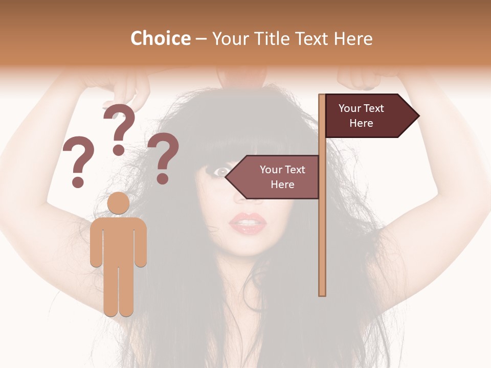 Caucasian Vegetarian Surprise PowerPoint Template