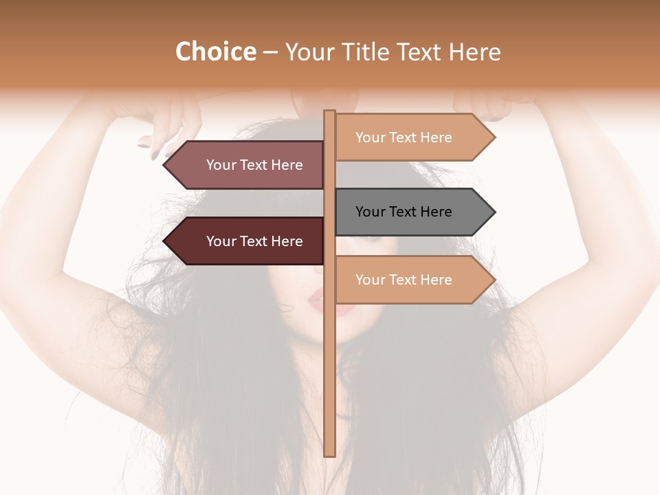 Caucasian Vegetarian Surprise PowerPoint Template