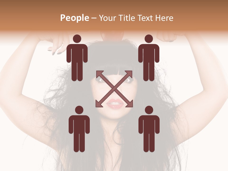 Caucasian Vegetarian Surprise PowerPoint Template