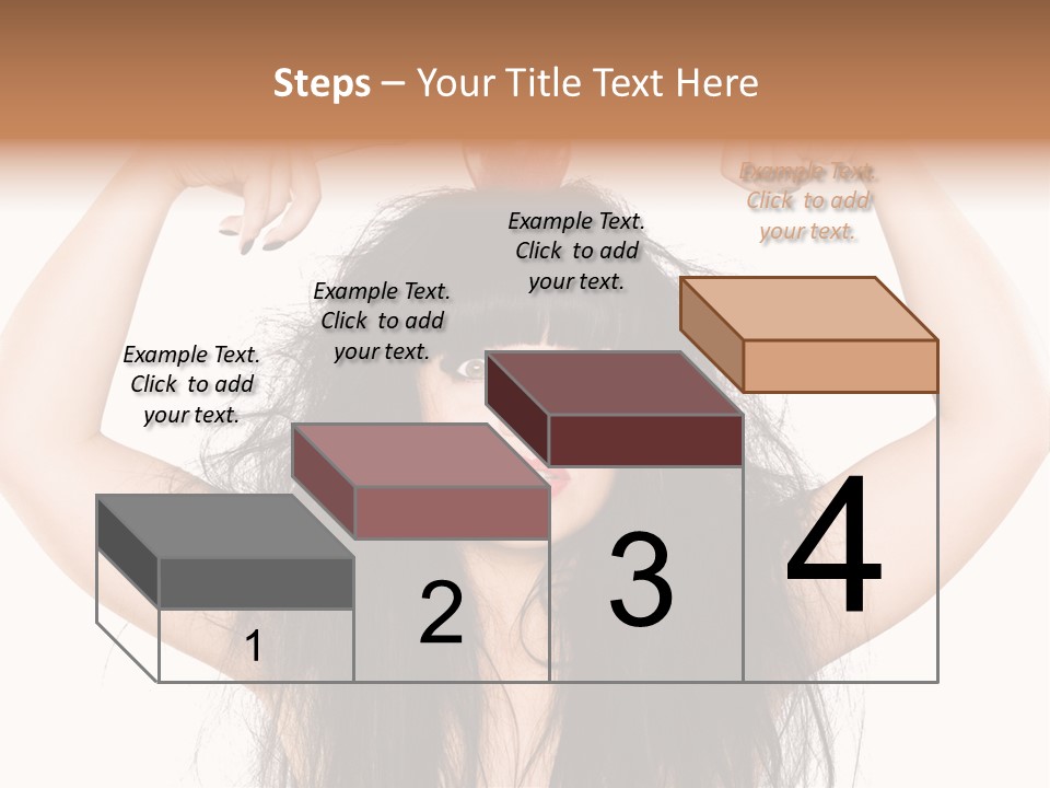 Caucasian Vegetarian Surprise PowerPoint Template