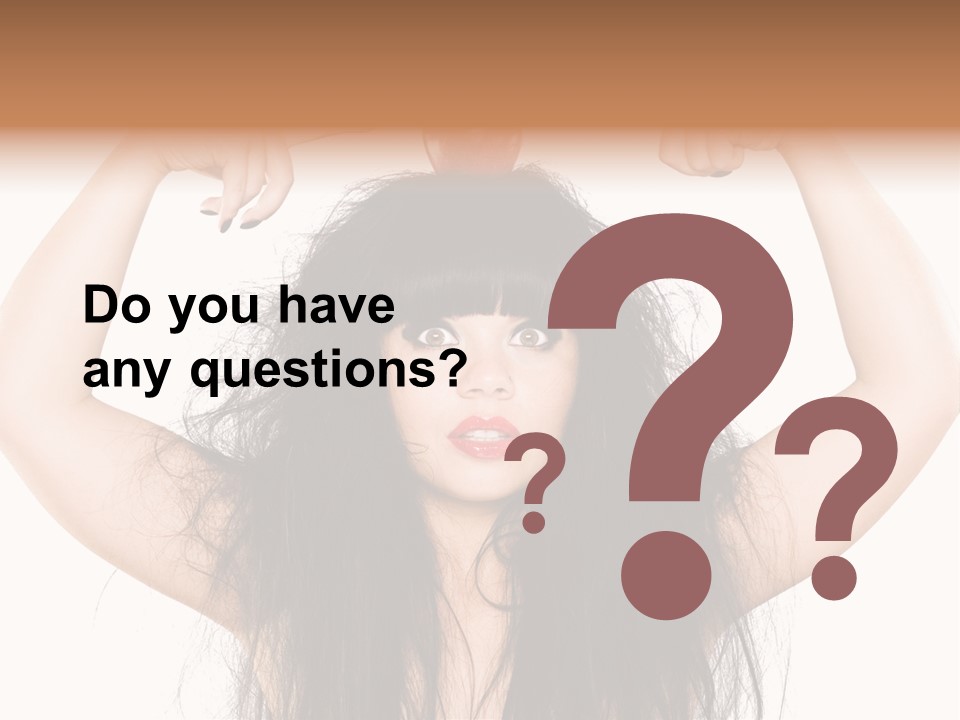 Caucasian Vegetarian Surprise PowerPoint Template