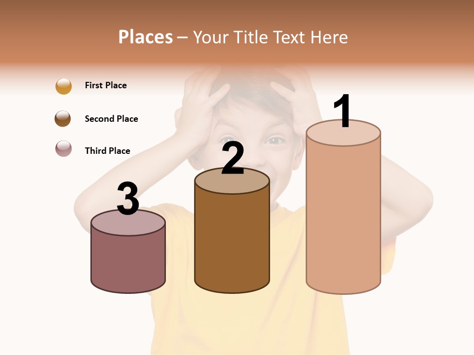 Young Pretty Person PowerPoint Template