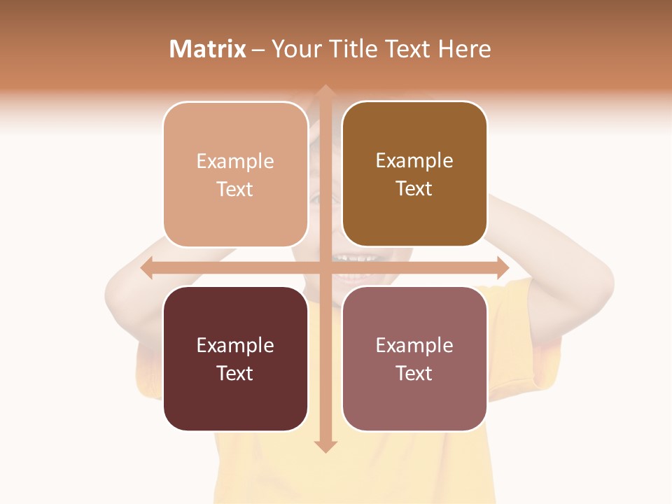 Young Pretty Person PowerPoint Template