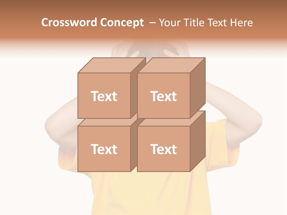 Young Pretty Person PowerPoint Template