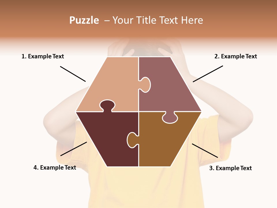 Young Pretty Person PowerPoint Template